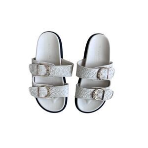Billini Talon Woven Sandal in Cream Size 6